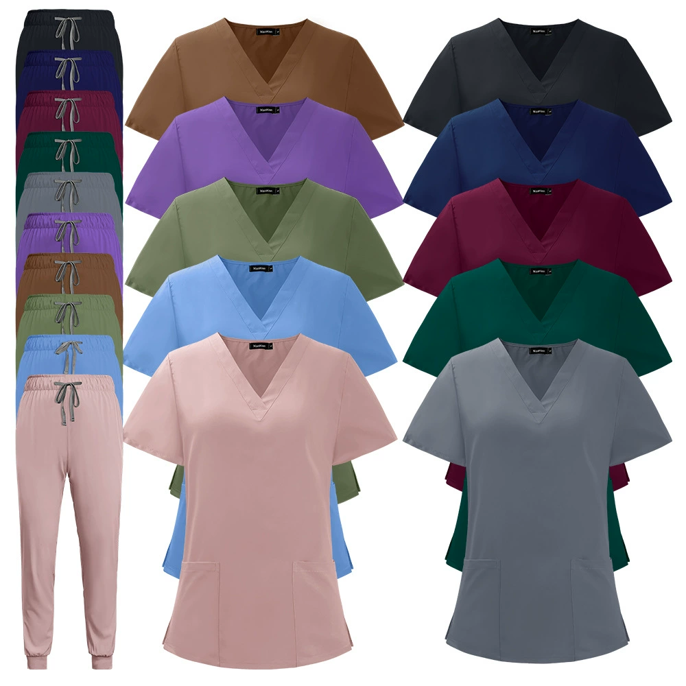 Новый простой повседневный костюм для мытья рук в натуральном