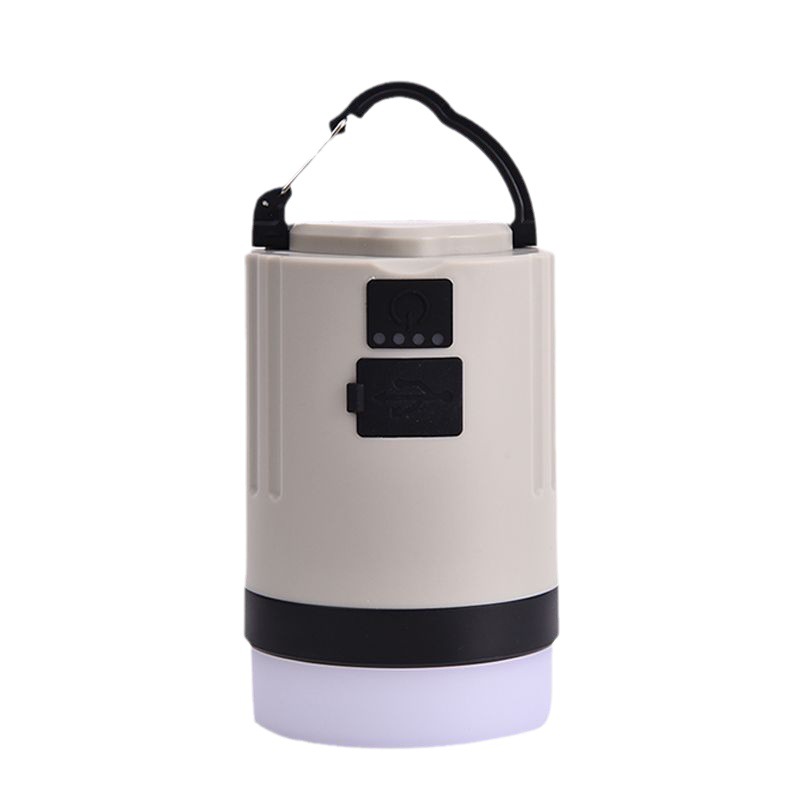 Nuevo al aire libre recargable linterna de luz fuerte portátil multi-funcional luz cálida que cambia de color camping campamento linterna luz de la tienda