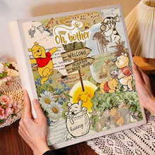 小熊维尼卡通6寸大相册可爱风格纪念册手工DIY礼物相簿相册收纳本