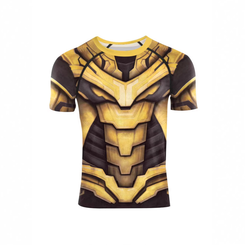 Amazon Cross-Border Trendy Digital Print Men's T-Shirt Marvel Summer Fashion Short-Sleeved Round Neck Top Wholesale Amazon Cross-Border Trendy Digital Print Men's T-Shirt Marvel Summer Fashion Short-Sleeved Round Neck Top Wholesale