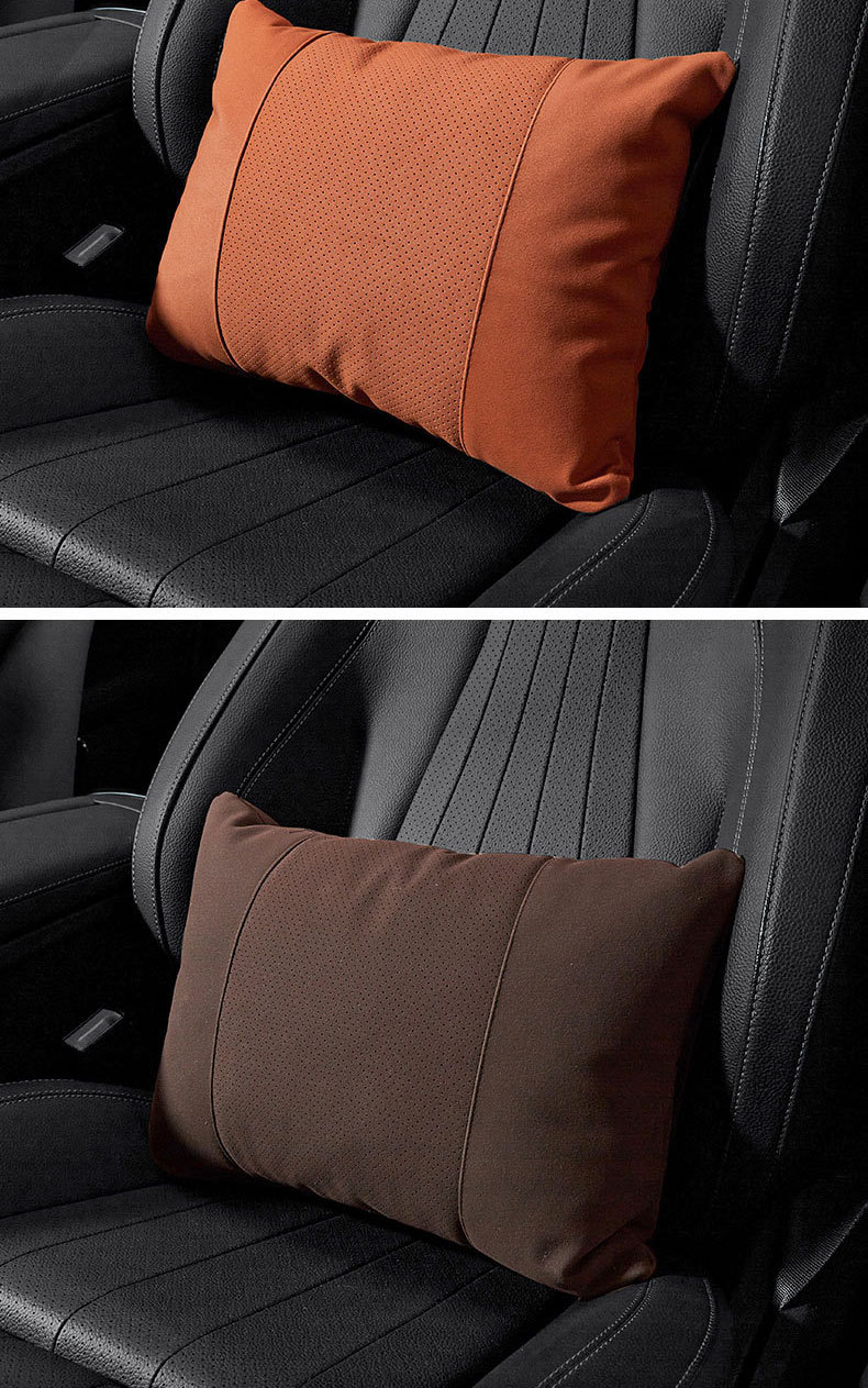 Suitable for S-Class Maybach Car Headrest Lumbar Support Car Neck Pillow Cushion Tesla Bmw Same Model Car Accessory