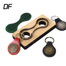 钥匙圈刀模手工DIY皮革版型日本钢锋利耐用下料方便皮具刀模