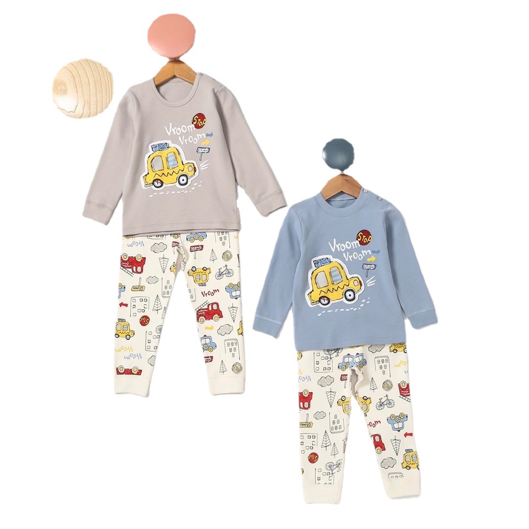Niños y niñas super suave ropa interior de terciopelo de doble cara ropa interior para niños invierno invierno invierno ropa interior de invierno pantalones de invierno set al por mayor