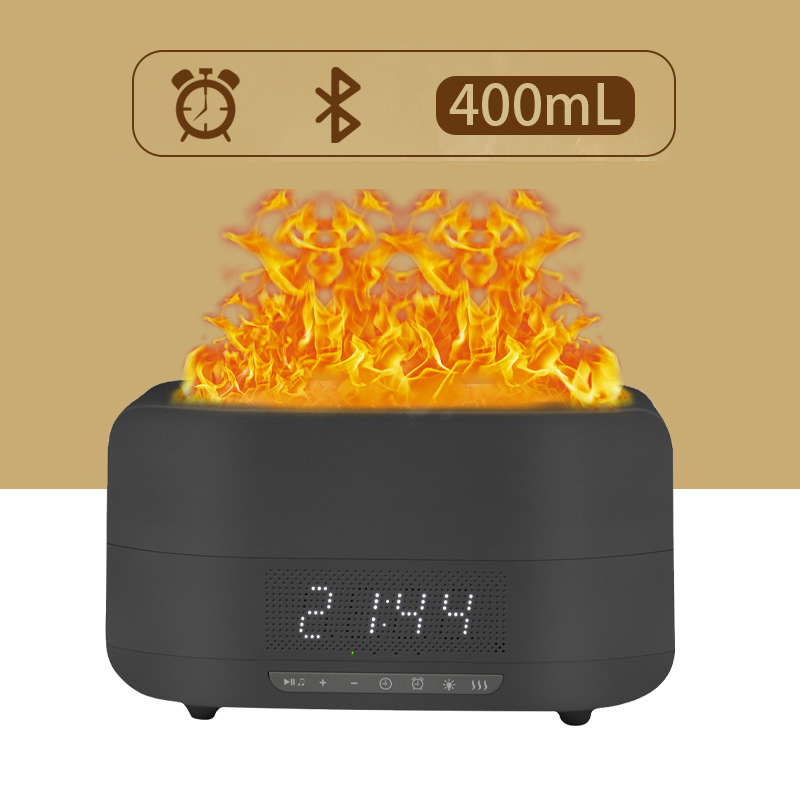 新しいシミュレーション AI カラフルな Bluetooth オーディオ炎アロマディフューザー噴霧加湿器卸売クリエイティブホームオフィス|undefined