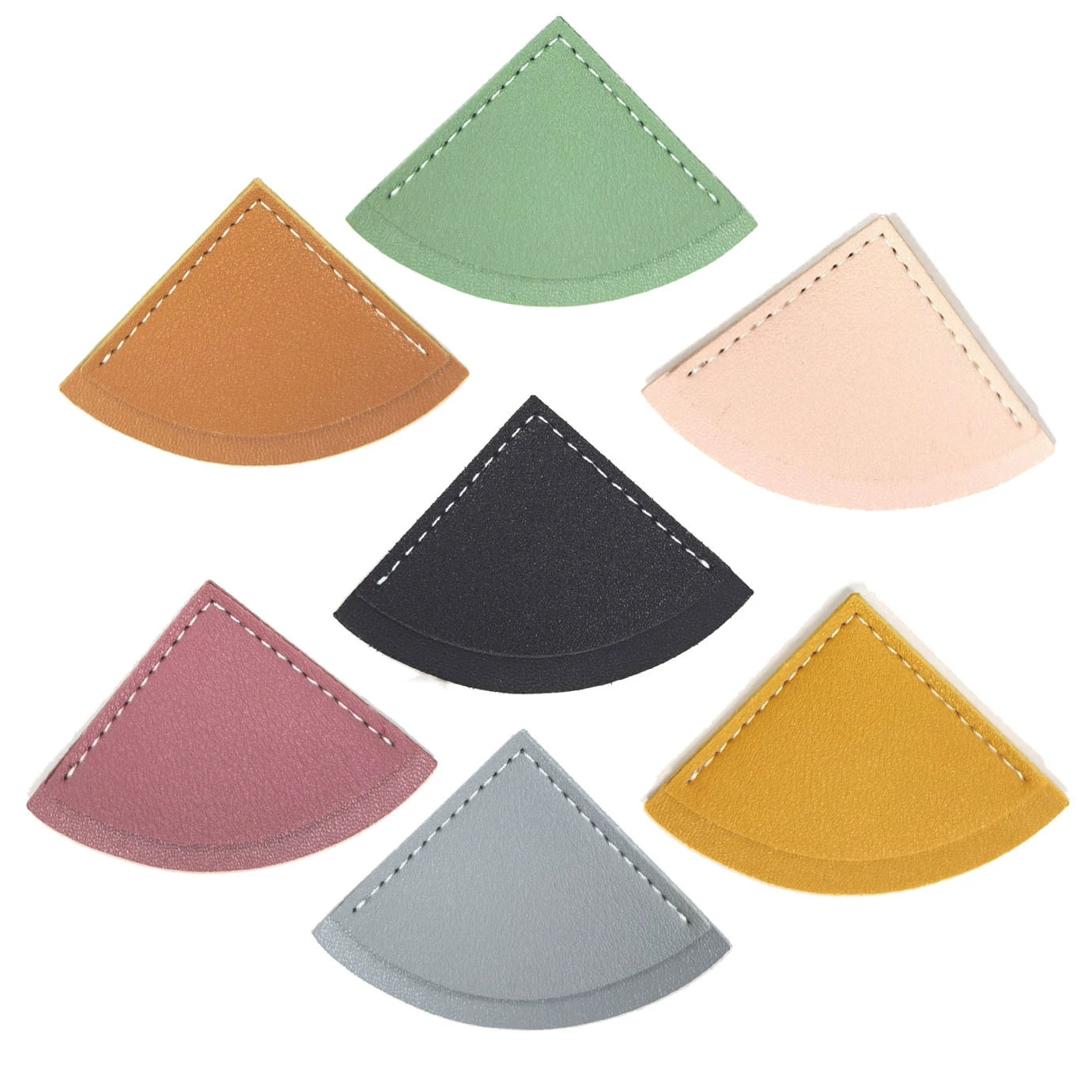 Модный тренд новый трансграничный кожаный ПУ книжный уголок сумка ретро стиль треугольник дуга закладки книжная этикетка