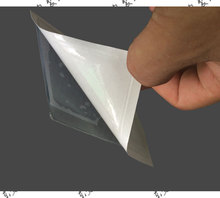 标签袋透明软膜塑料周转箱背胶标签套自粘插卡袋带胶物料标签卡套