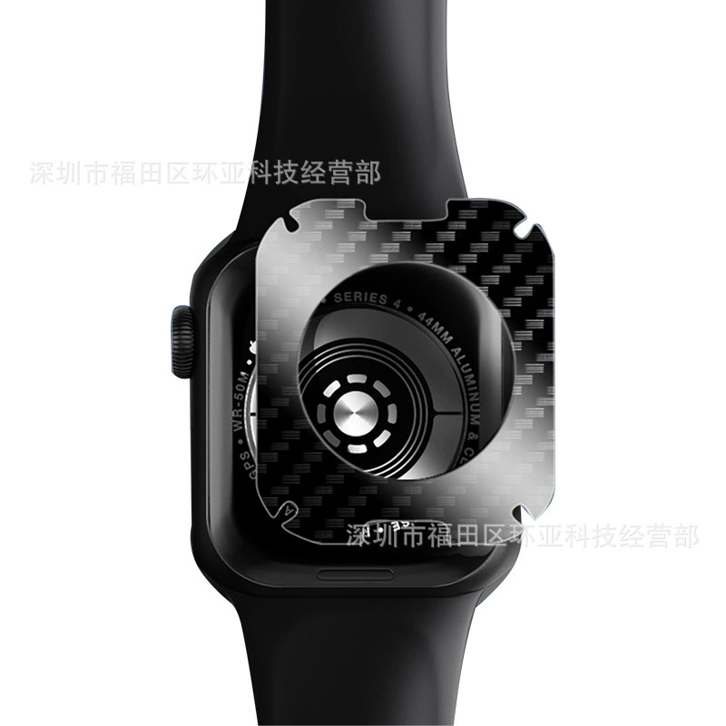 Совместимо IWATCHS10 углеродное волокно задняя пленка 10-е поколение полное покрытие Apple Watch задняя мембрана 49 46 42мм