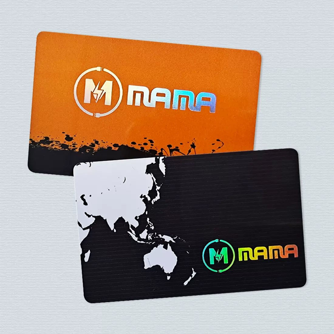 精美PVC塑料名片卡定制烫镭射工艺会员卡制作