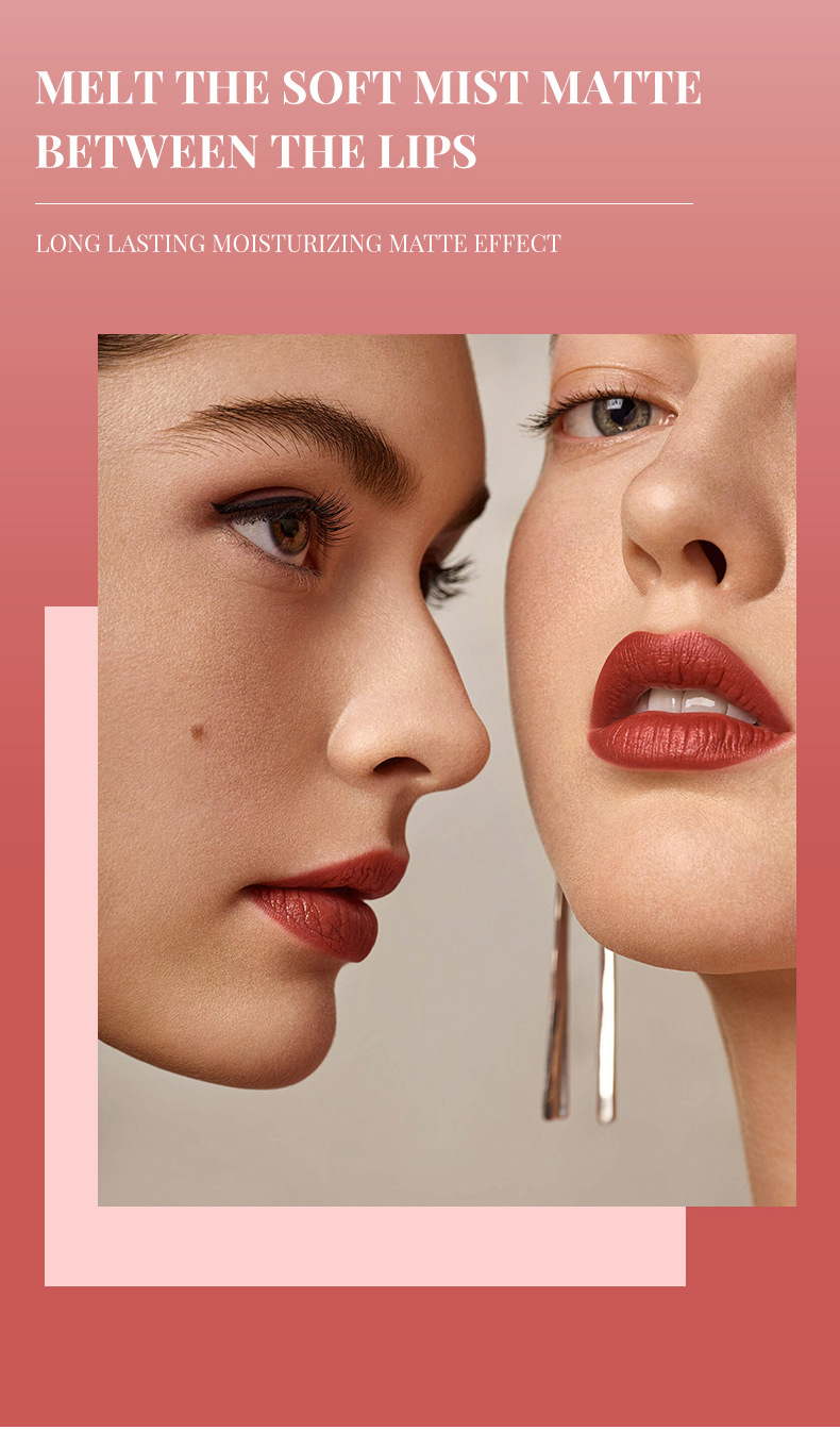 Cross-border DIMSHOW lipstick, water lip liner, lip gloss pen, matte finish, not easy to stick to cups, dye lip liquid undefined