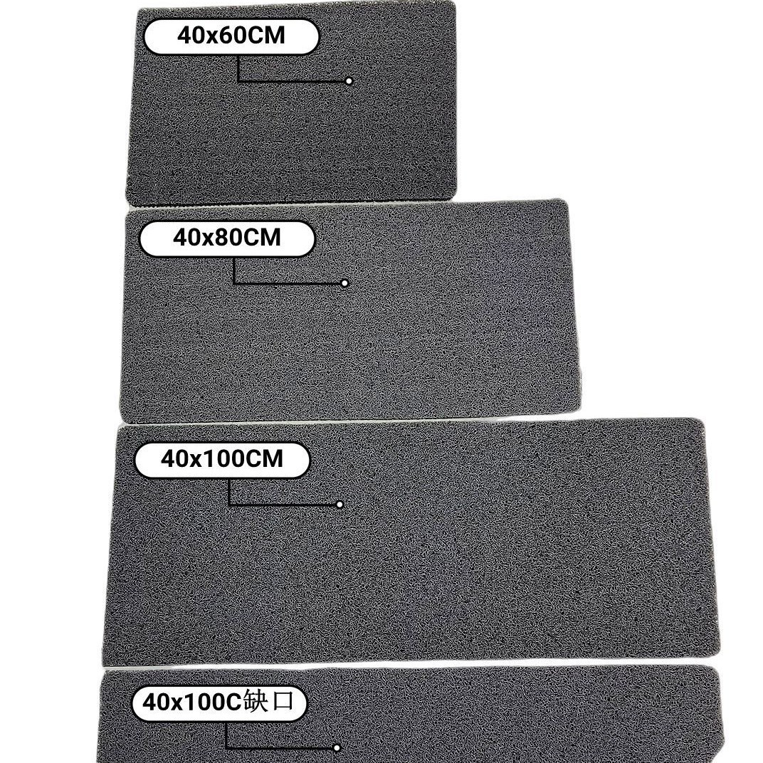 Amazon Venta caliente espuma de PVC Pequeño anillo de alambre a cuadros alfombra hogar Baño ducha antideslizante alfombra del piso