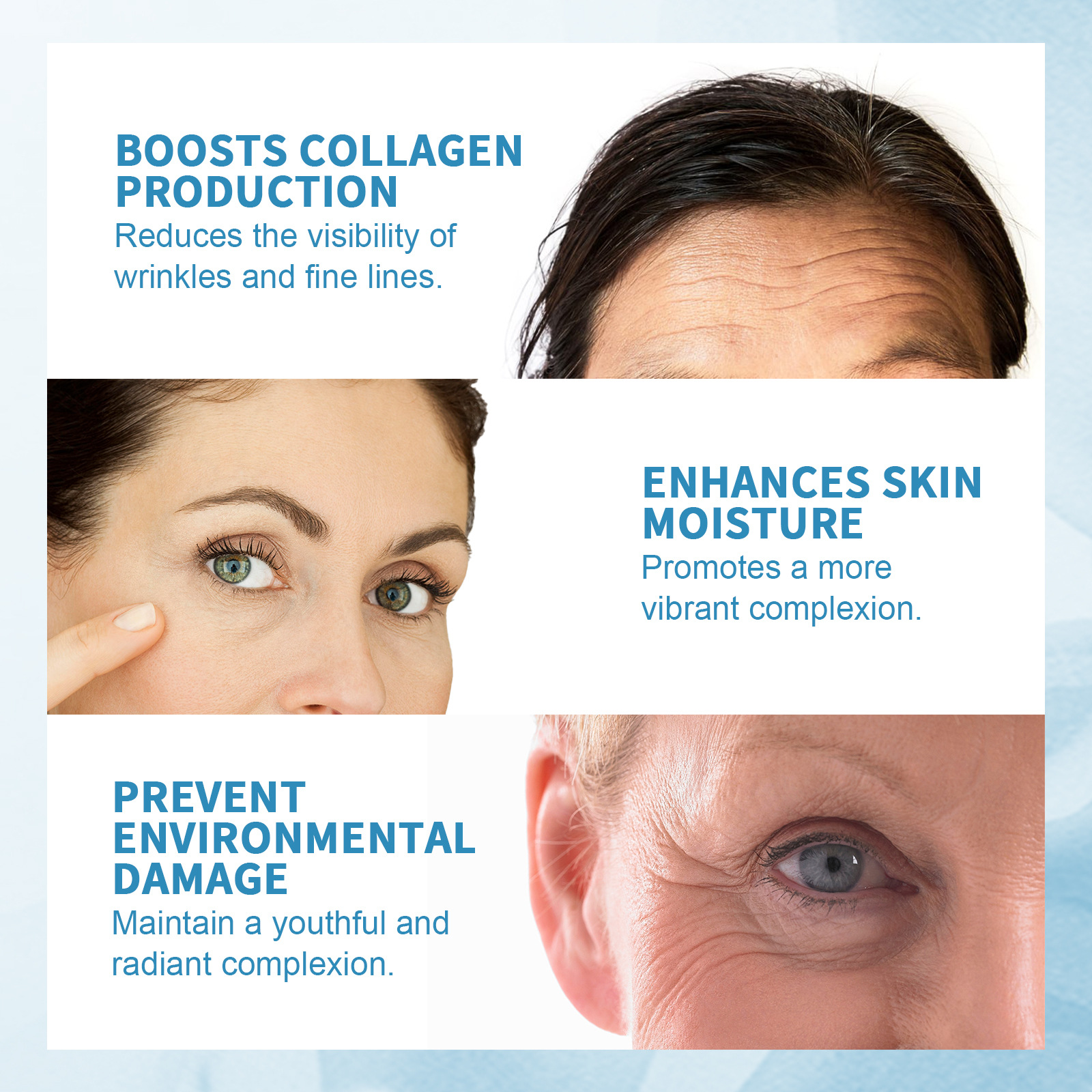 Jayswing antienvelhecimento reafirmante para enfraquecer linhas finas, hidratar, firmar, resistir a rugas, reparar a pele e suavizar a essência_voghion.com