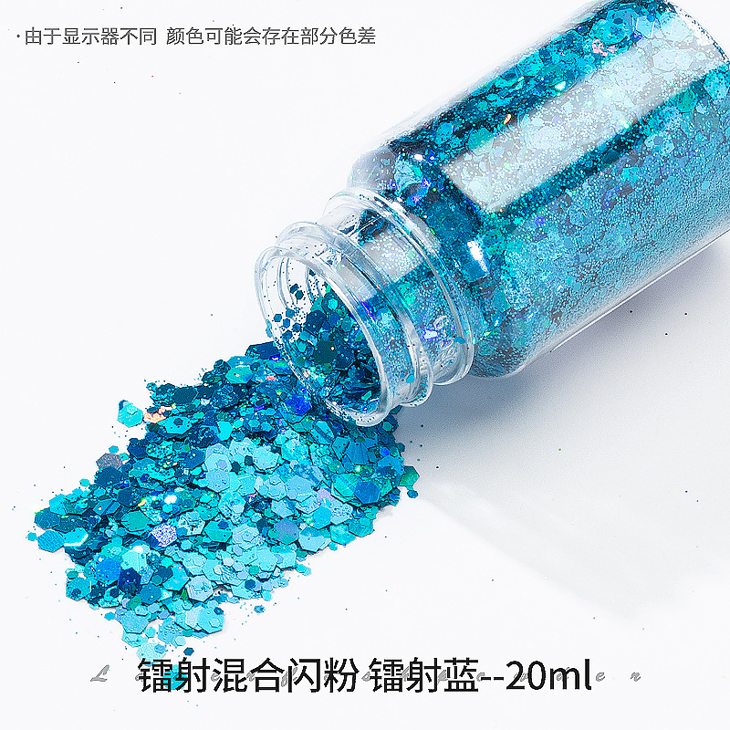polvo brillante DIY material sequinilla goteo AB molde resina UV aceite Mahjong relleno joyas auriculares ilusión