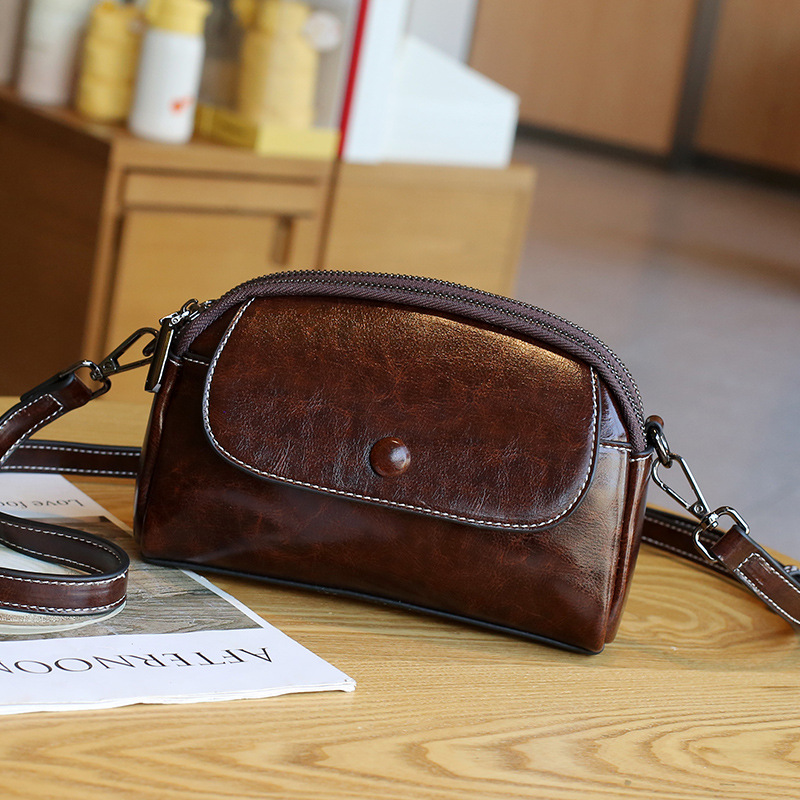 Bolso 2023 nuevo bolso de mujer de cuero materno bolso de teléfono móvil bolso de mujer de hombro único bolso bolso de mujer desfile Xiaoxiang mini bolso