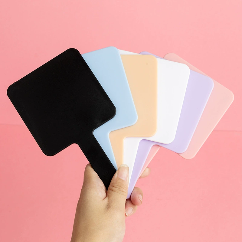 Новый макияж красоты подарок на заказ квадратный ручной зеркало для макияжа портативный