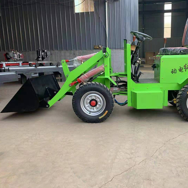 四驱电动装载机 小型座驾式四轮柴油铲车 农用搬运装卸一体推土机