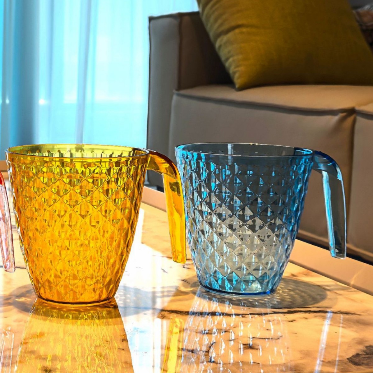 Bicchiere da bagno in plastica portaspazzolino per coppie_voghion.com