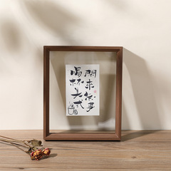 Dual-sided transparent photo frame for display, showcasing framed picture frames in 56 inches, 7 inches, 8 inches, specimen frames, A4, A3 acrylic photo frames