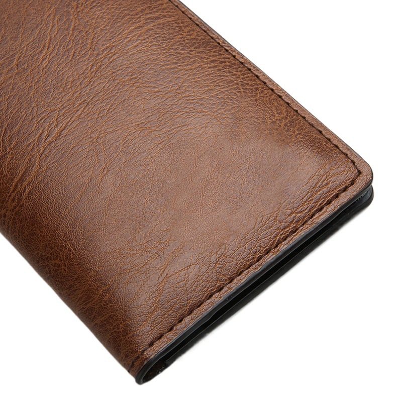 Men's Wallet Long Ultra-thin Youth Multi-card Casual Wallet Card Holder Japanese and Korean Fashion Student Personalized Vintage Wallet