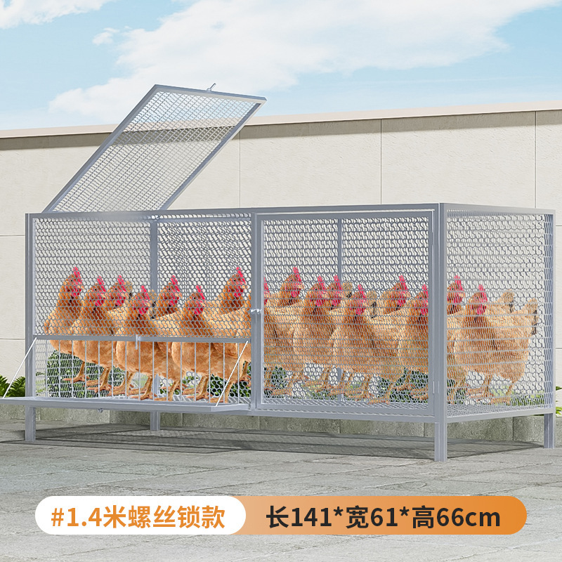 鸡笼子室内外家用大号养鸡笼农村鸡舍鸡窝鸡房子鸡棚铁丝网鸭子笼|undefined