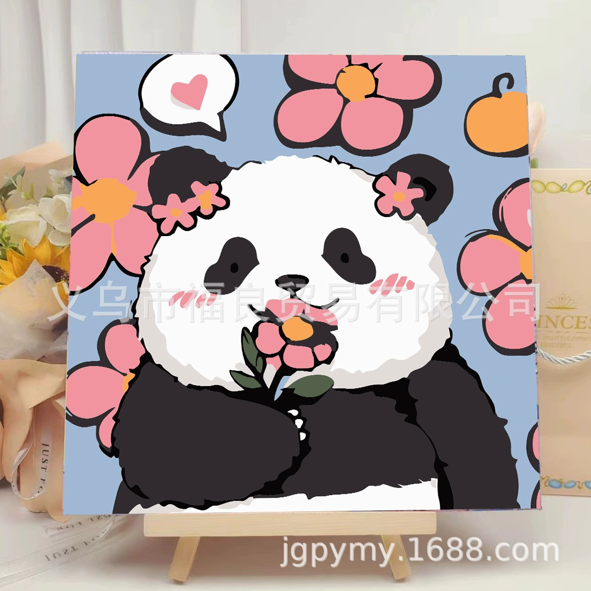 Набор алмазной мозаики DIY 30×30 см, деревянная рама, стразы и инструменты для выкладки