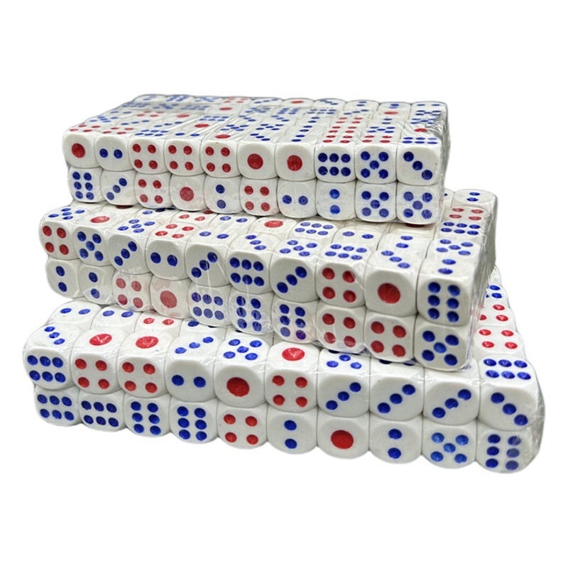 Dice dice dice KTV Dice Bar shake sieve white drinking fancy teaching mahjong game 100 pieces wholesale