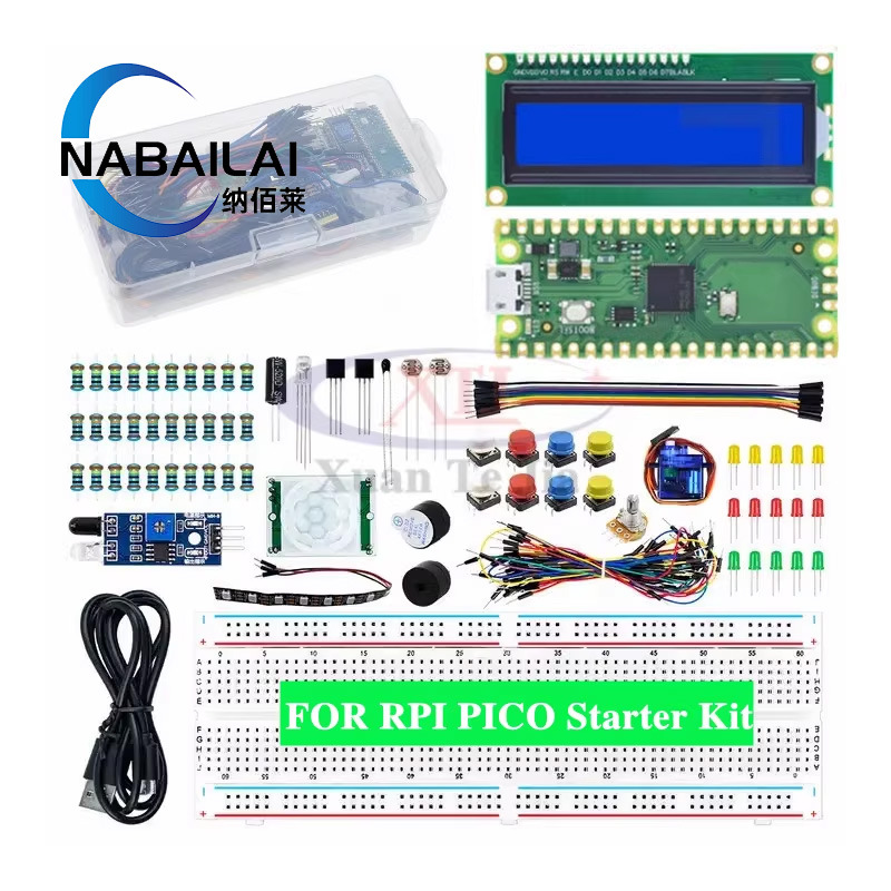 兼容树莓派Raspberry Pi PICO RP2040开发板套件 microPython编程