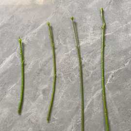 仿真花枝头 弯头玫瑰杆单支玫瑰花香皂花杆 Y26图片色插花枝杆