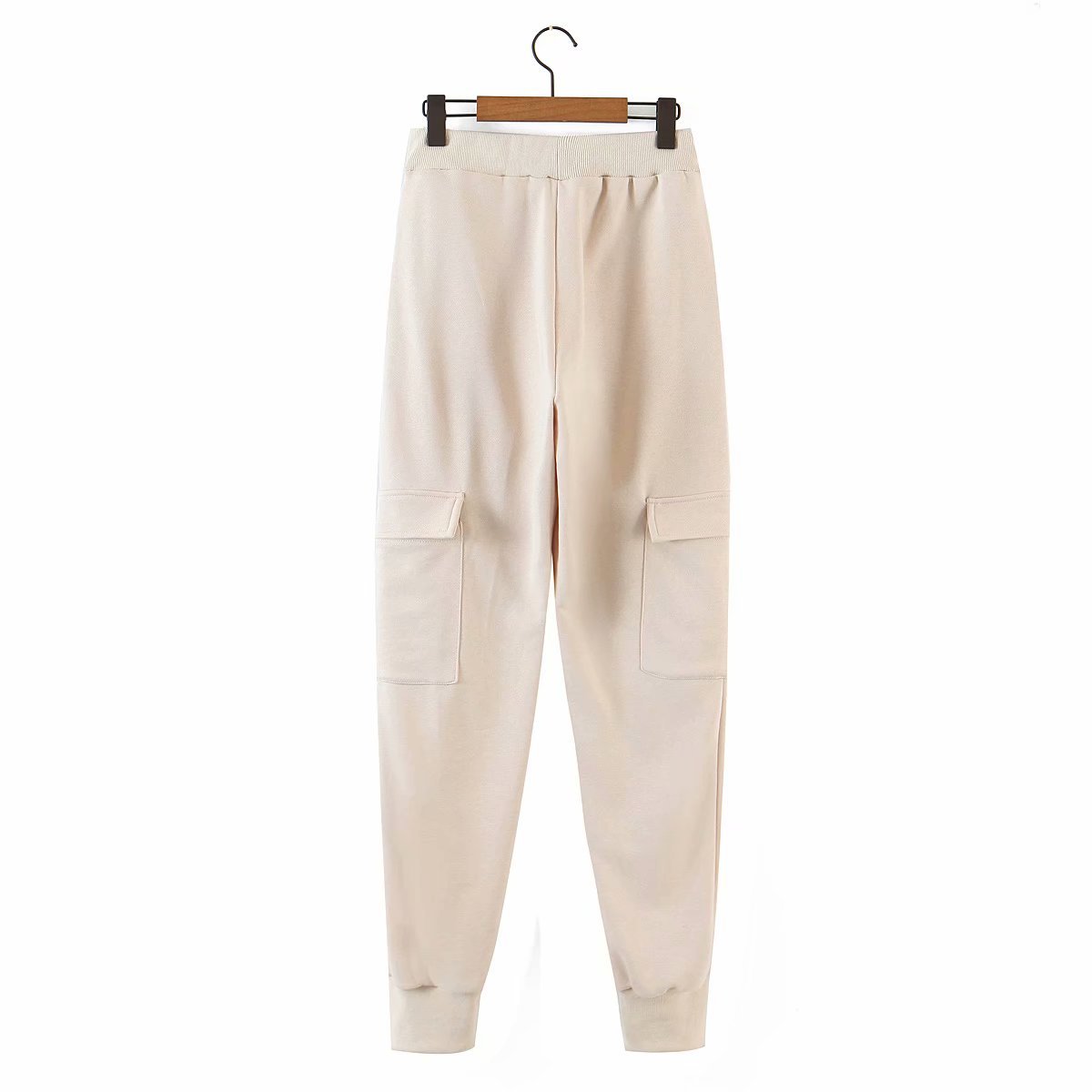 high-waisted side pockets jogging pants  NSAM24029