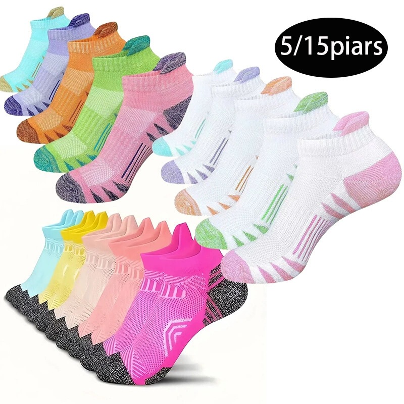 Amazon cross-border explosions in stock running professional sports socks socks men and women short socks temu high quality socks