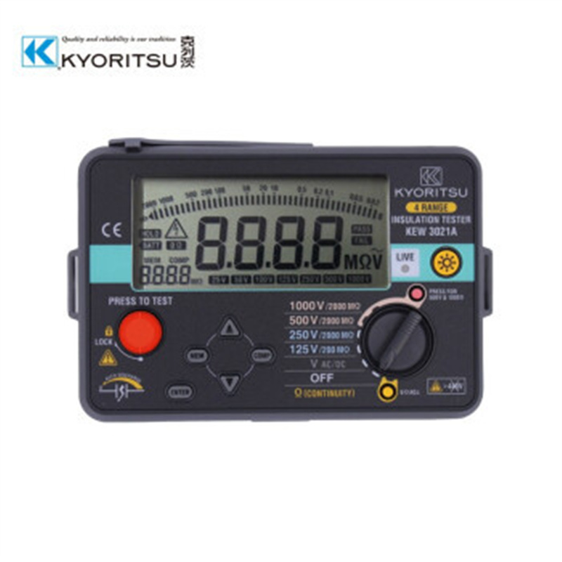 克列茨 KEW3021A 日本共立/kyoritsu 兆欧表绝缘导通仪数显式