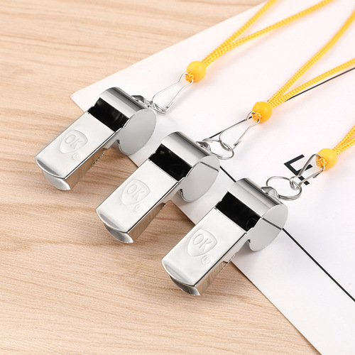 Cross-border stainless steel OK whistle plastic referee whistle fire whistle sports police whistle sports special whistle wholesale