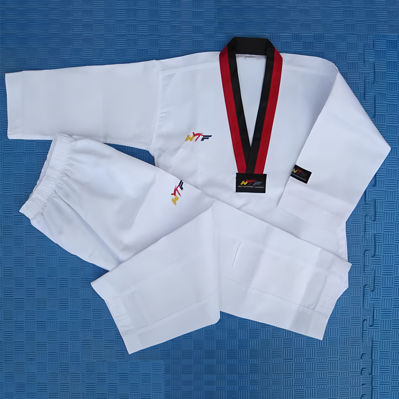 Spring and summer taekwondo clothing all kinds of taekwondo belt martial arts training service hall taekwondo clothing manufacturers wholesale