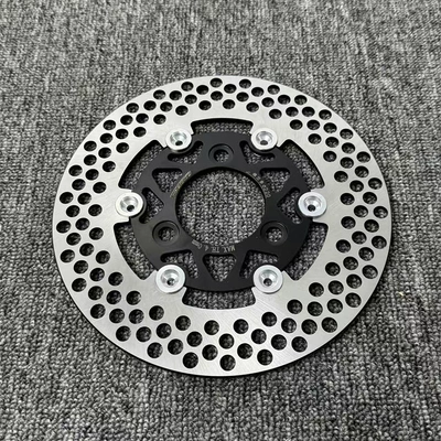 Flando 220 Floating Large-Hole Disc Front and Rear Brake Discs for Electric Motorcycles, Niu N1S, Ninebot Monkey Electric Motorcycle Modified Disc Brakes (Other brake systems) - flando-floating-disc-220-70-black