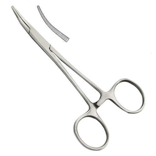 Fishing Hemostatic Forceps Hook Remover Curved Straight Pet Ear Hair Removal Forceps Dog Cat Hair Removal Forceps Fire Cupping Removal Forceps 
