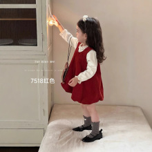 淘小沐新生婴儿衣服秋季新款女宝宝甜美韩版两件套套装7518