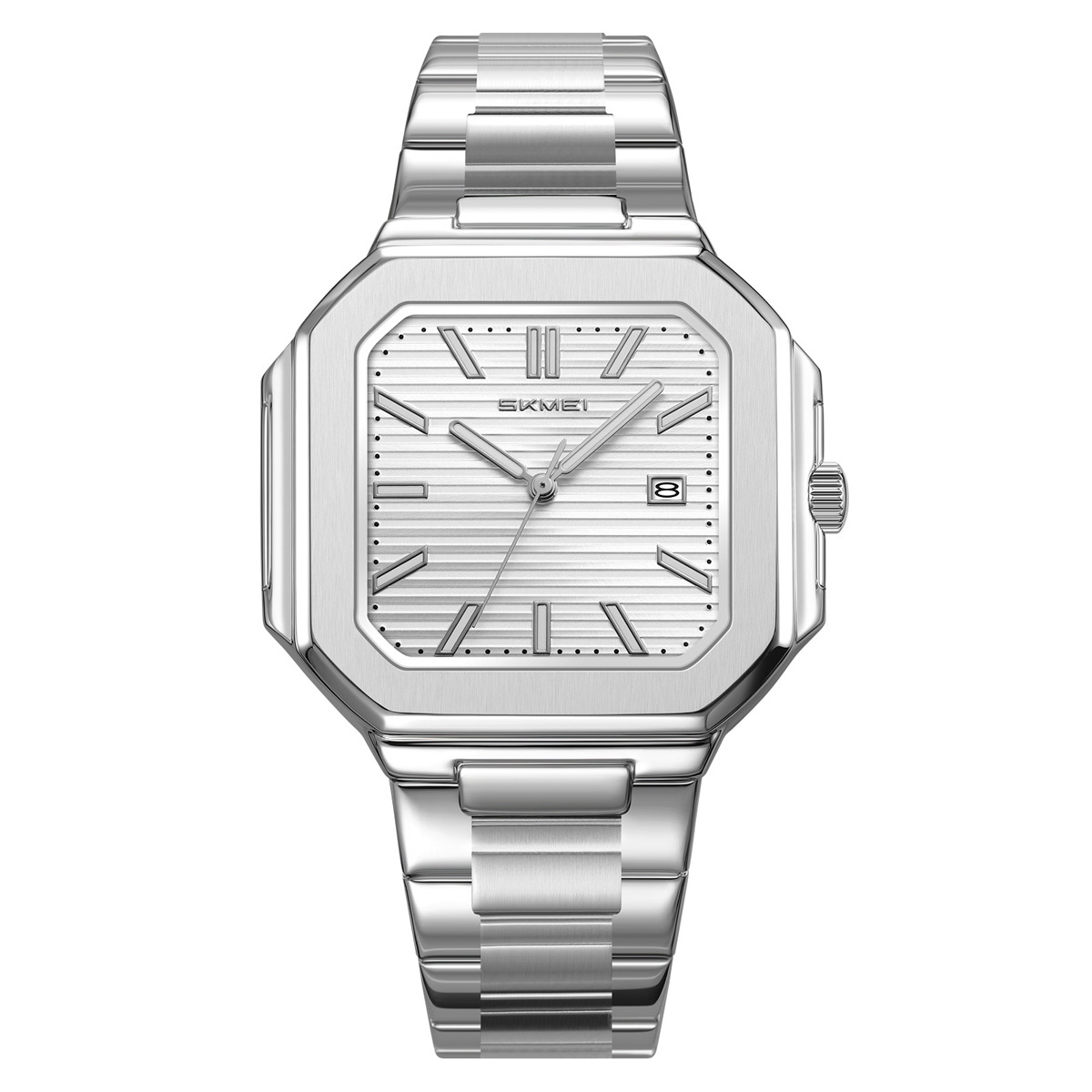 Momento de pareja de acero reloj de cuarzo multicolor impermeable relojes comerciales regalos personalizados fábrica de stock transfronterizo