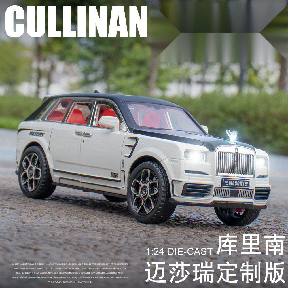 (窓の開けた箱) シミュレーション1:24ラウス庫里南マイサリ合金の自動車模型は生放送で商品を持っています。