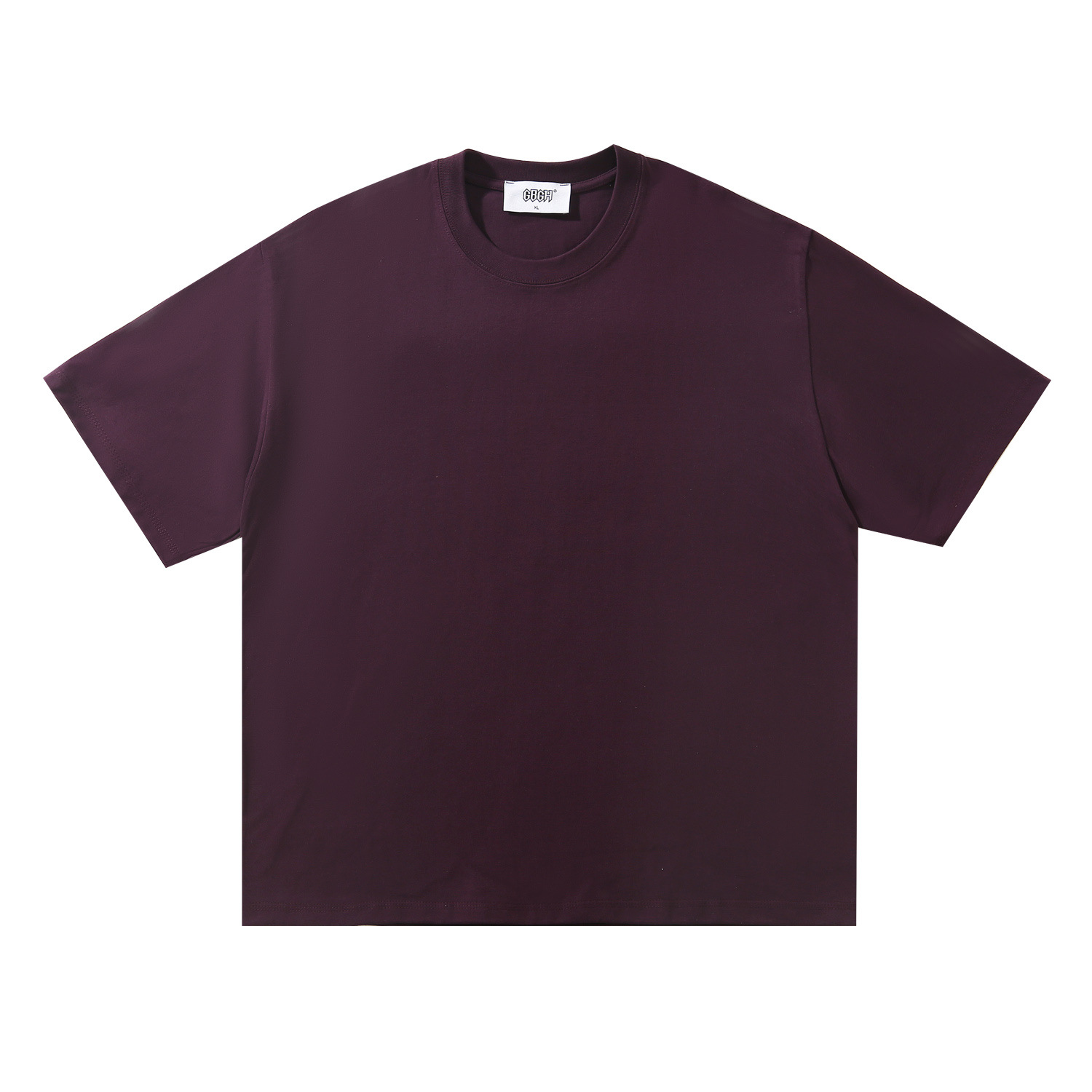 Camiseta nueva para hombre 2026, cuello redondo, color liso, unisex, triple protección, manga corta, hombro caído, top informal holgado y moderno.
