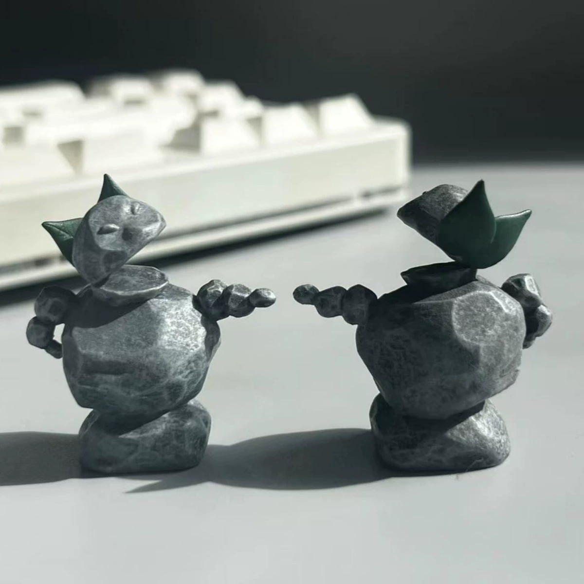 3D резиновая(смоляная) авторская клавиша‑кэп «фоссильная императрица», ручная роспись, DIY