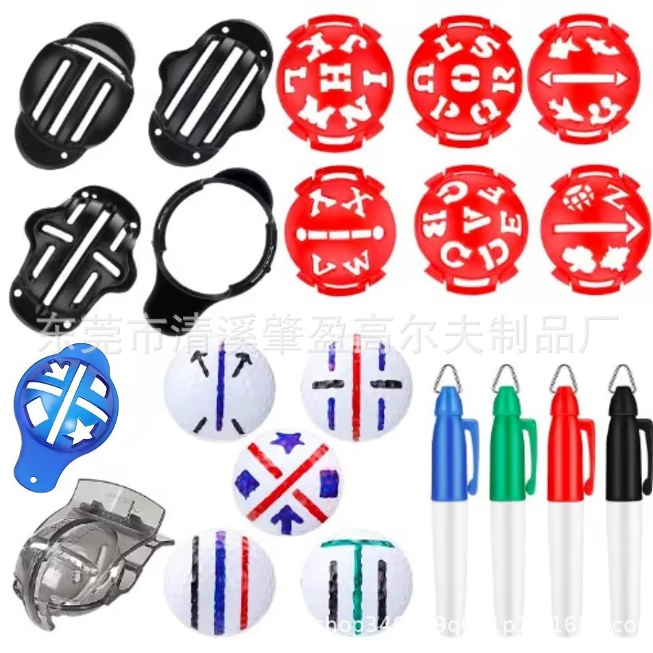 Golf pintor Scriber Golf transparente clip pintor pelota pintor suministros de golf