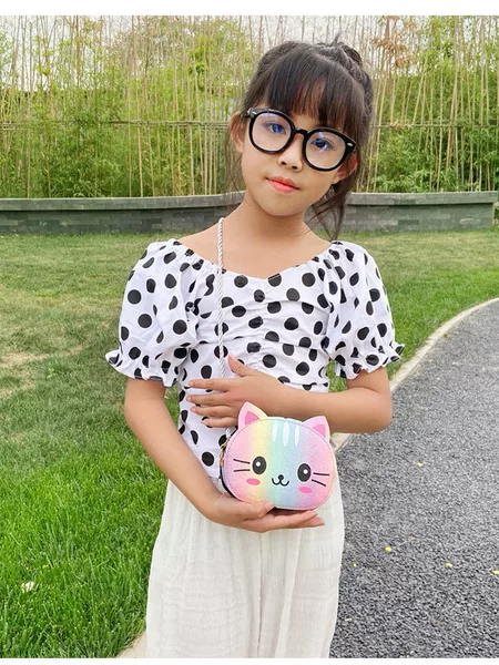 New Kidsren's Bags, Mini Cat Colorful Small Bags, Cute Cartoon Fashion Shoulder Bags, Stylish Men's and Women's Backpacks