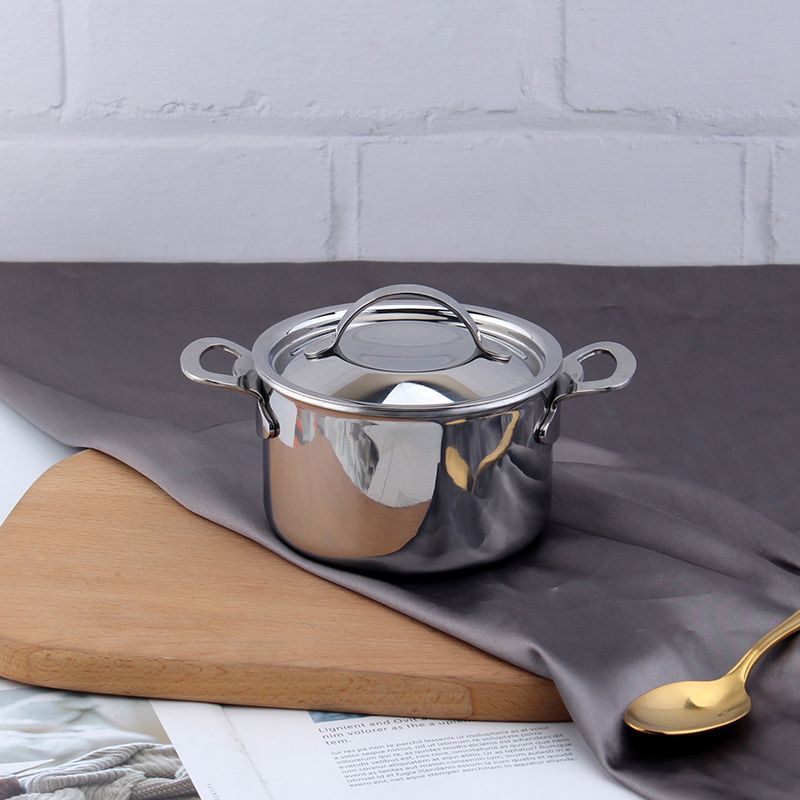 COOKONE 18 / 10 acero inoxidable 10cm mini olla de cocina