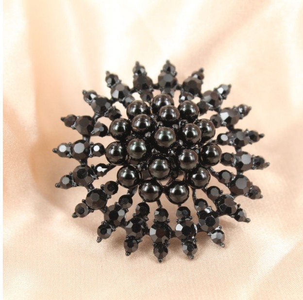 Nicho personalidad exagerada anillo de estilo étnico bohemio moda europea y americana creativa diamante perla anillo ajustable