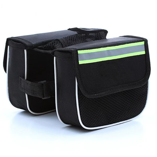 Extra large mountain bike front beam bag three-in-one upper tube bag saddle bag bicycle riding equipment hard shell bag
