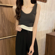 圆领性感保暖背心加绒加厚秋冬紧身美体内衣打底衫衣内搭收腹无痕