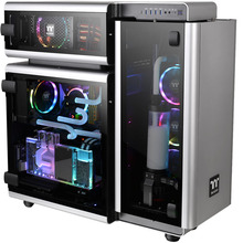 跨境 Tt台式電腦水冷主機箱 Level 20全鋁全塔模塊化RGB游戲機箱