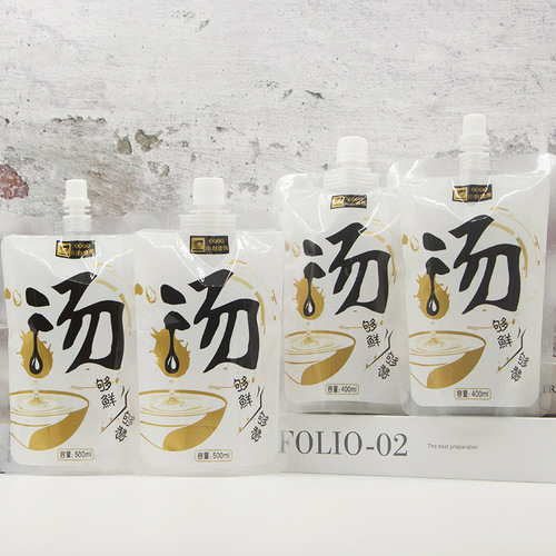 Disposable beverage bags, transparent food-grade plastic bags, sour plum soup packaging bags, portable spout bags manufacturers