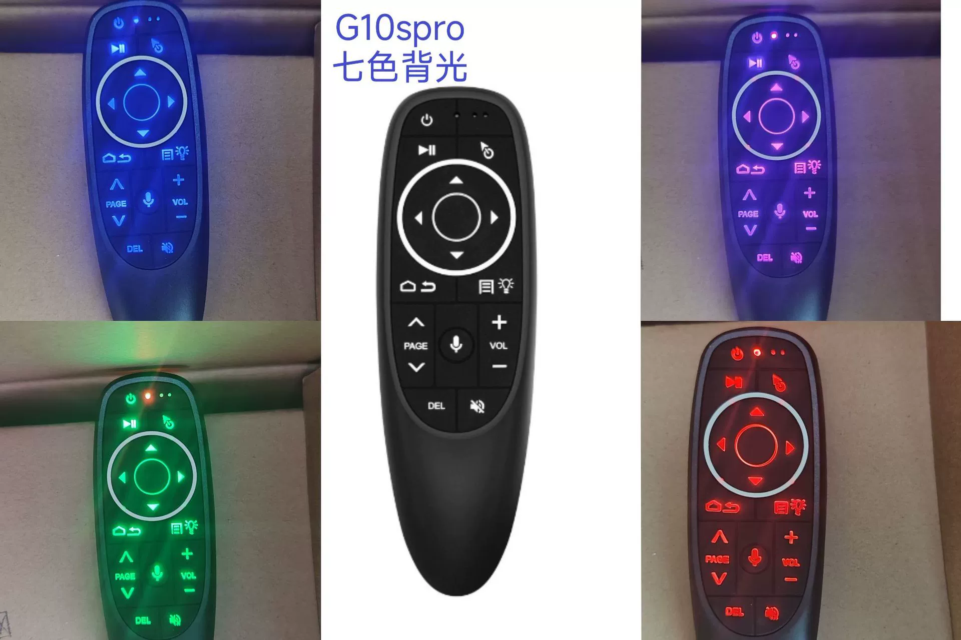 G10S Pro беспроводной летающий крыс USB2.4G Пульт дистанционного управления поддерживает интеллектуальный голос LED подсветка гироскоп