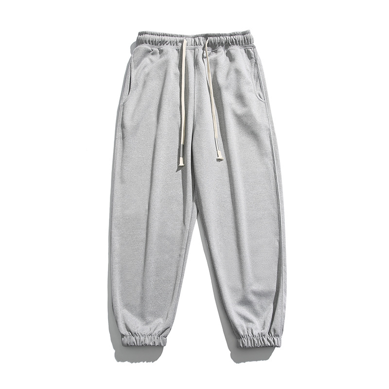 IZEXX Pantalones de chándal para hombre de estilo americano, marca de moda de otoño, pantalones largos deportivos informales de color sólido, versátiles y sencillos, estilo retro para hombre.