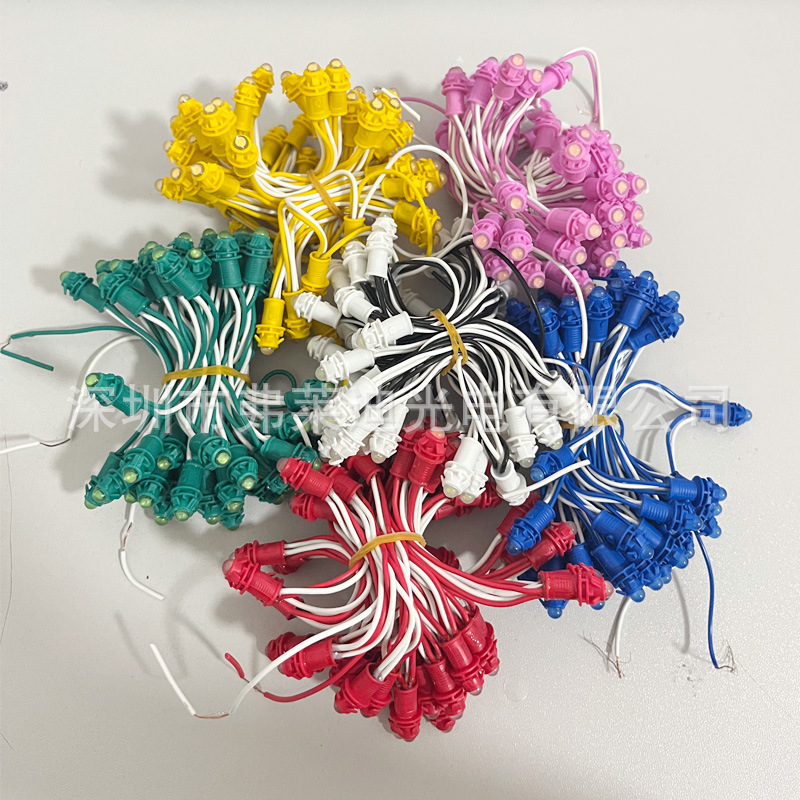 Factory Led广告灯冲孔字外露灯点阵字穿孔灯防水灯串LED String